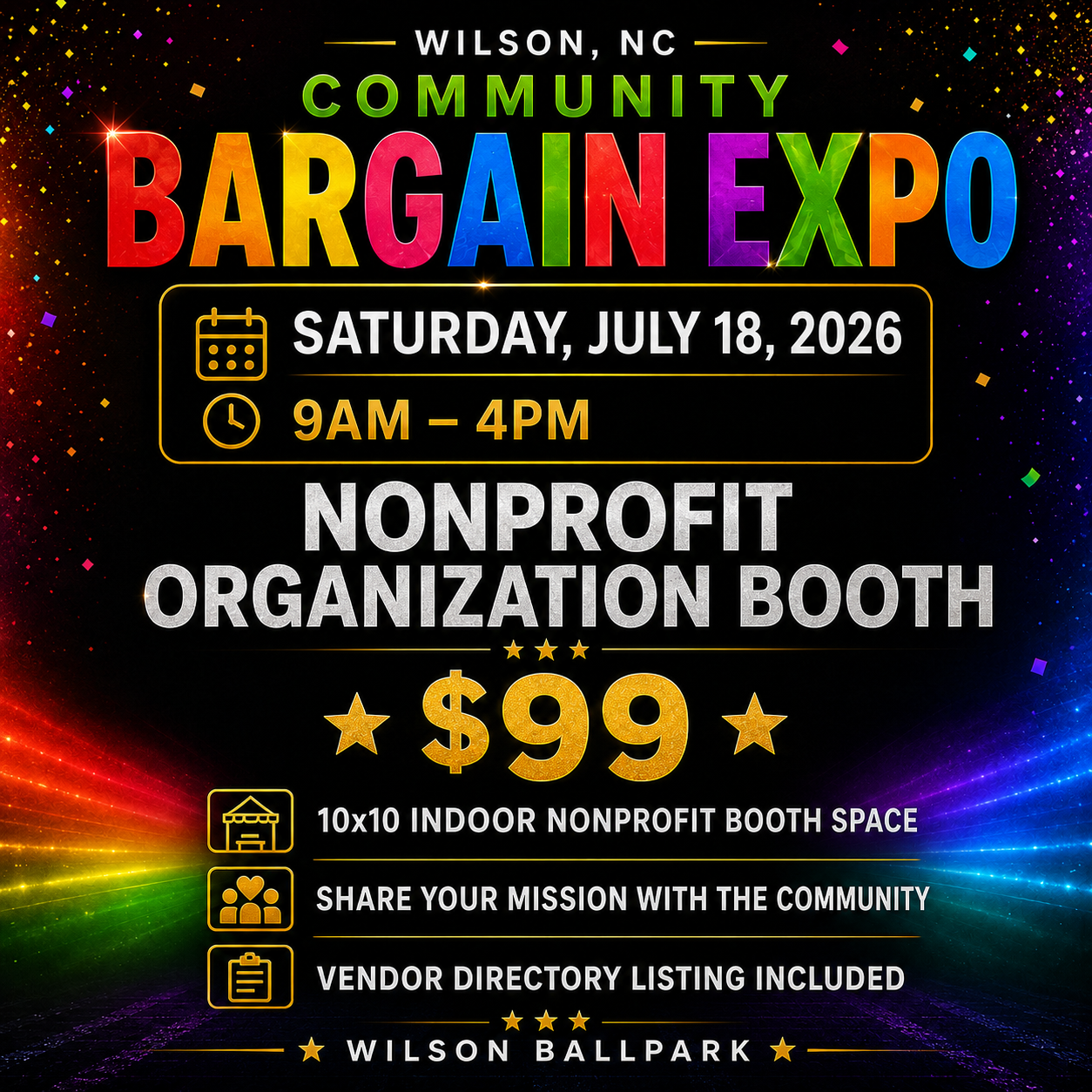 Nonprofit Organization Booth