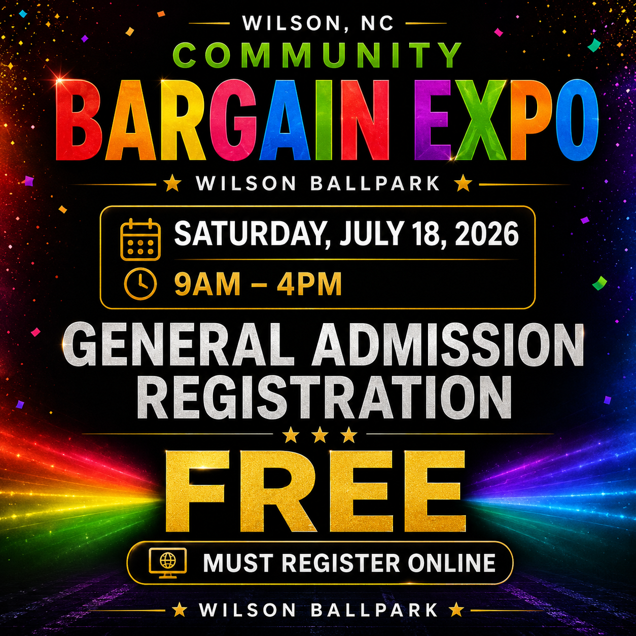 General Admission Registration