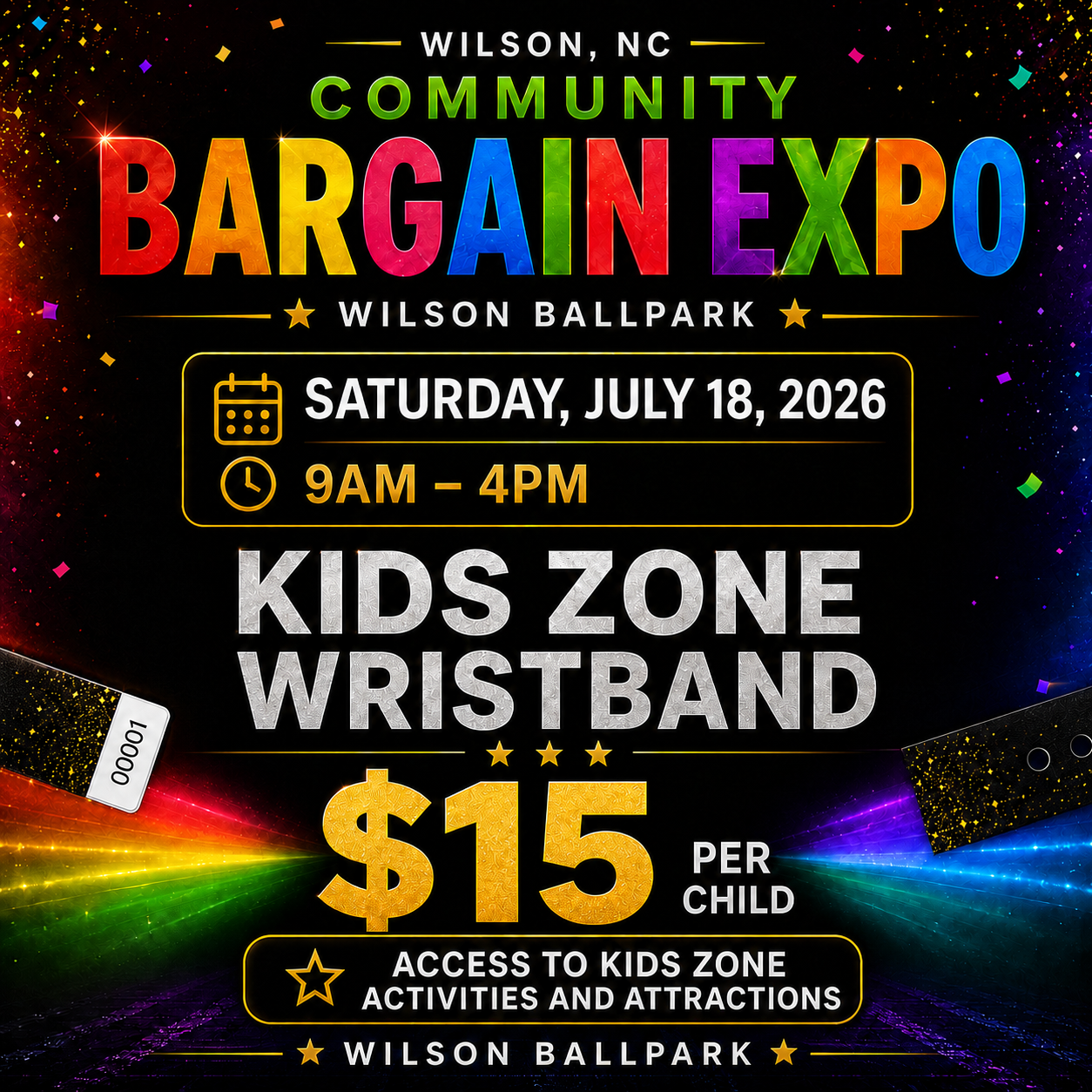 Kids Zone Wristband